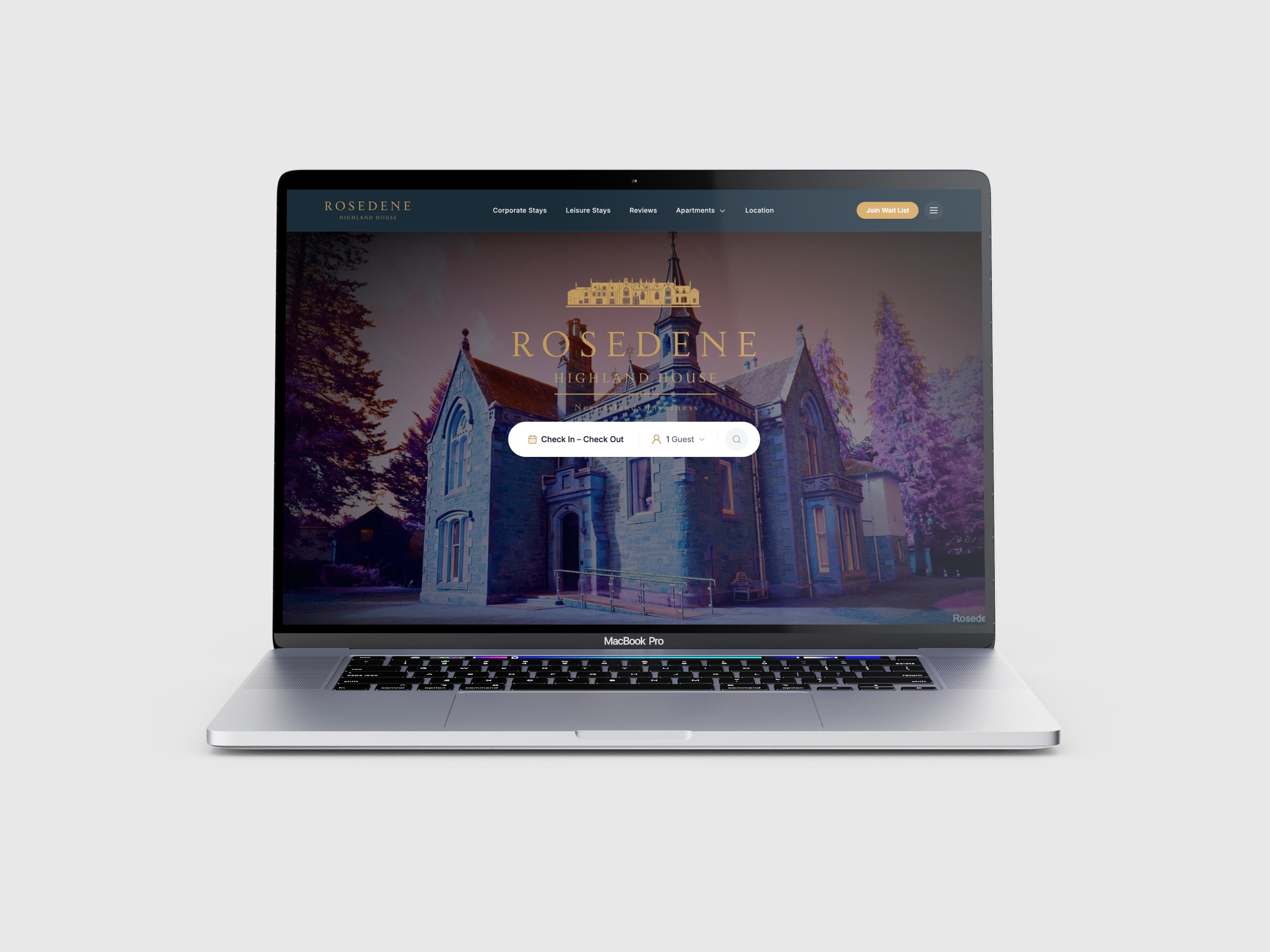 Rosedene Highland House Interface