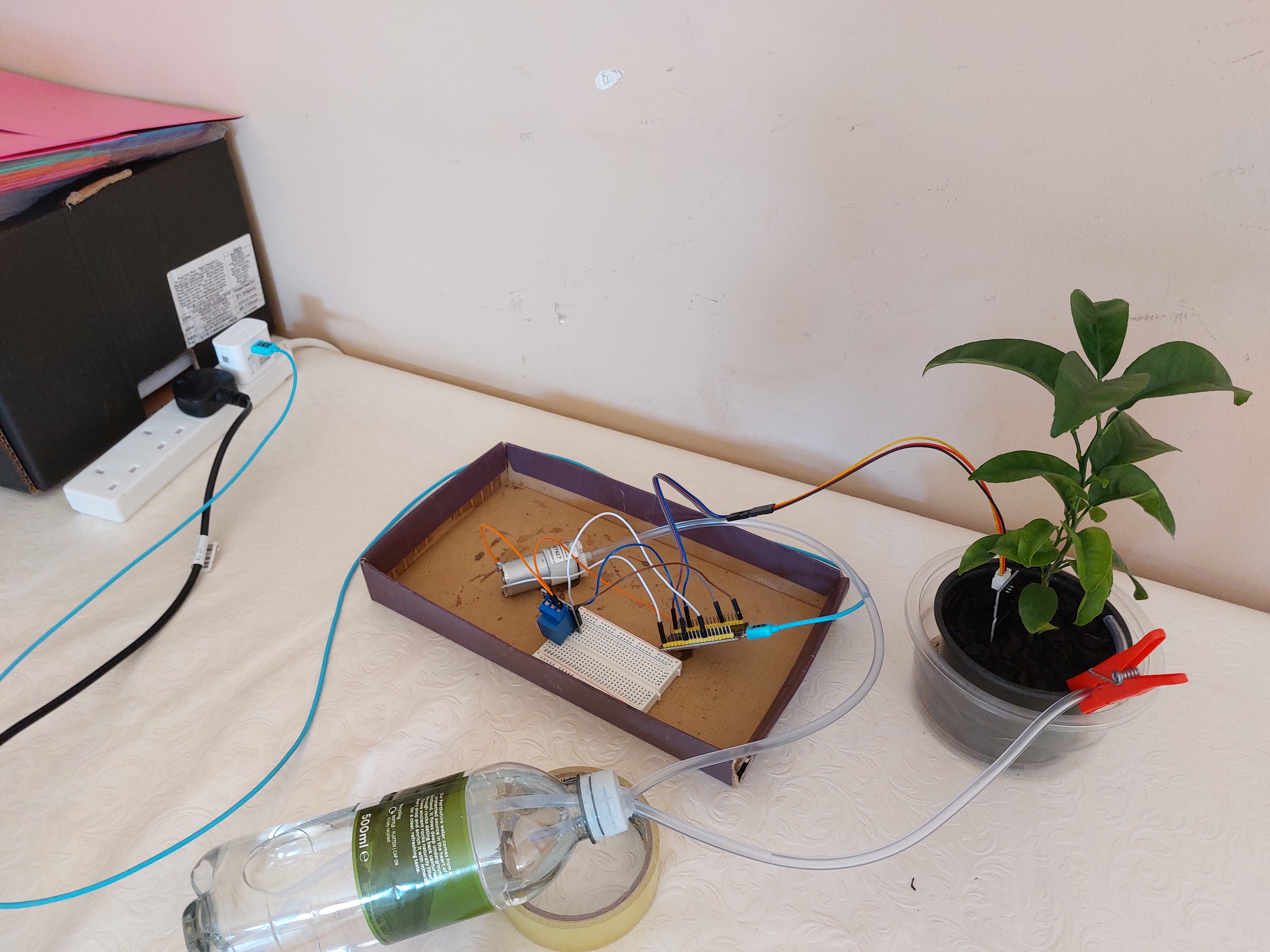 Smart Plant Watering Interface